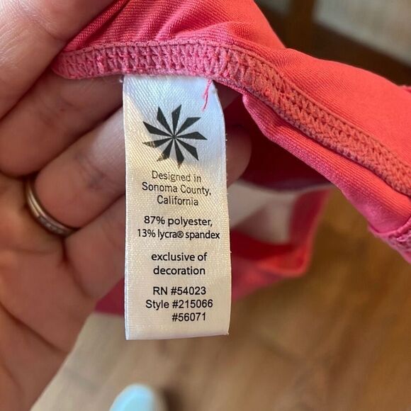 Athleta intrepid sun shield pink quarter zip pullover M - Picture 8 of 13